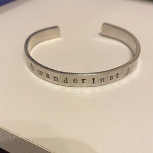 Silver Wanderlust Cuff Bracelet